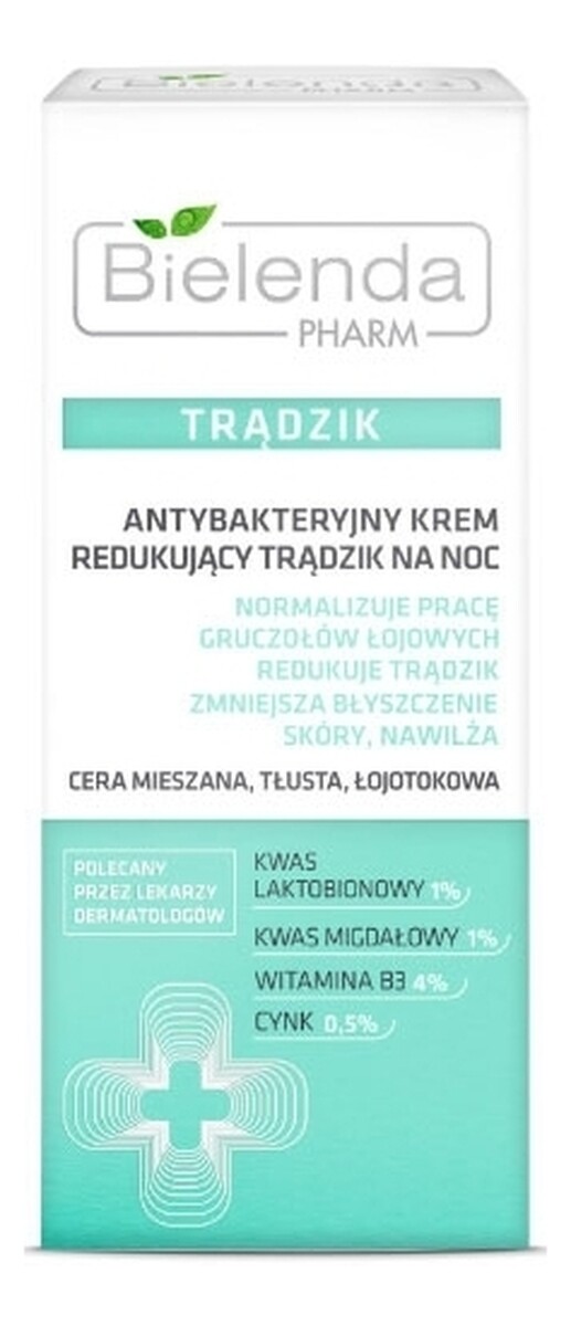 Antybakteryjny Krem Redukujący Trądzik na Noc