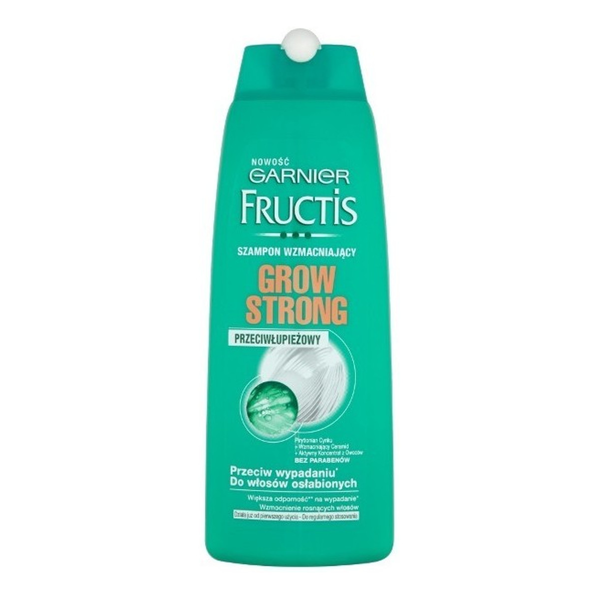 Garnier Fructis Grow Strong Szampon przeciwłupieżowy do włosów osłabionych 250ml