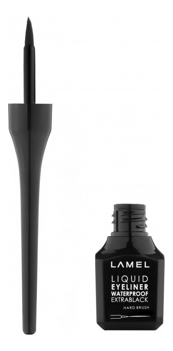 Basic Liquid Eyeliner z miękkim pędzelkiem - extrablack