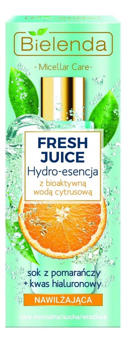nawilżająca hydro-esencja do pielęgnacji twarzy Pomarańcza
