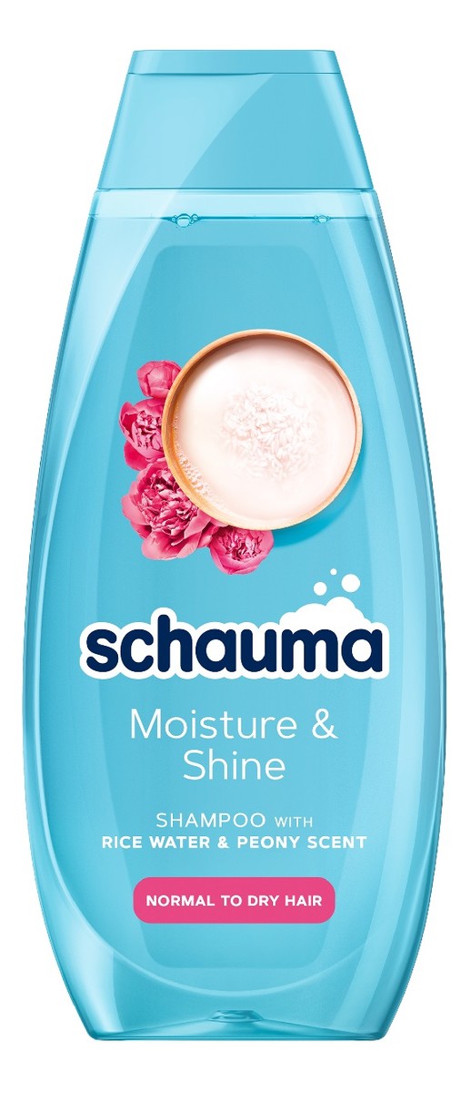 Moisture & shine szampon do włosów suchych i normalnych z wodą ryżową