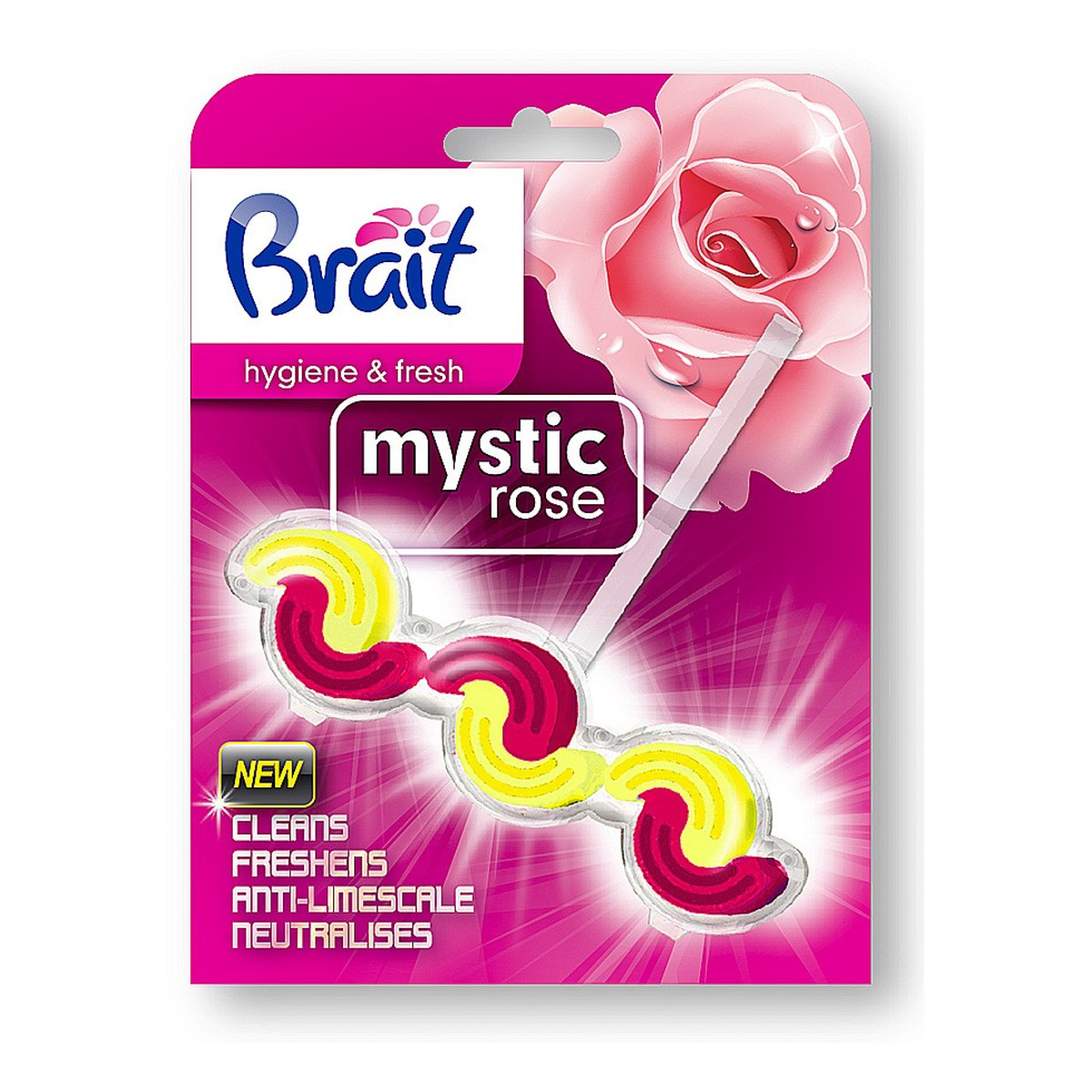 Brait Mystic Rose Kostka toaletowa 2-fazowa do WC 45g