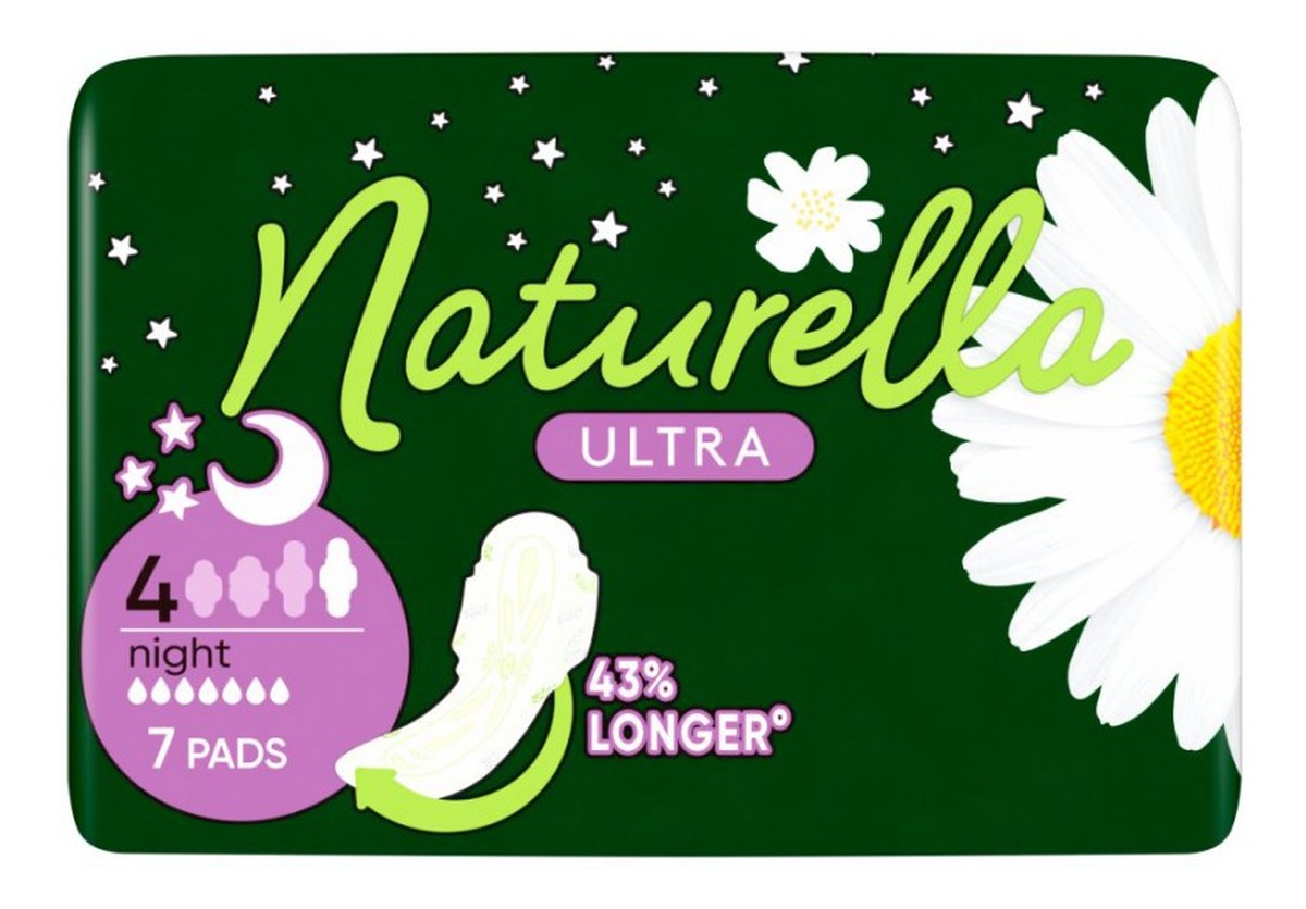 Podpaski Night Plus ze skrzydełkami 1 op.-7 sztuk