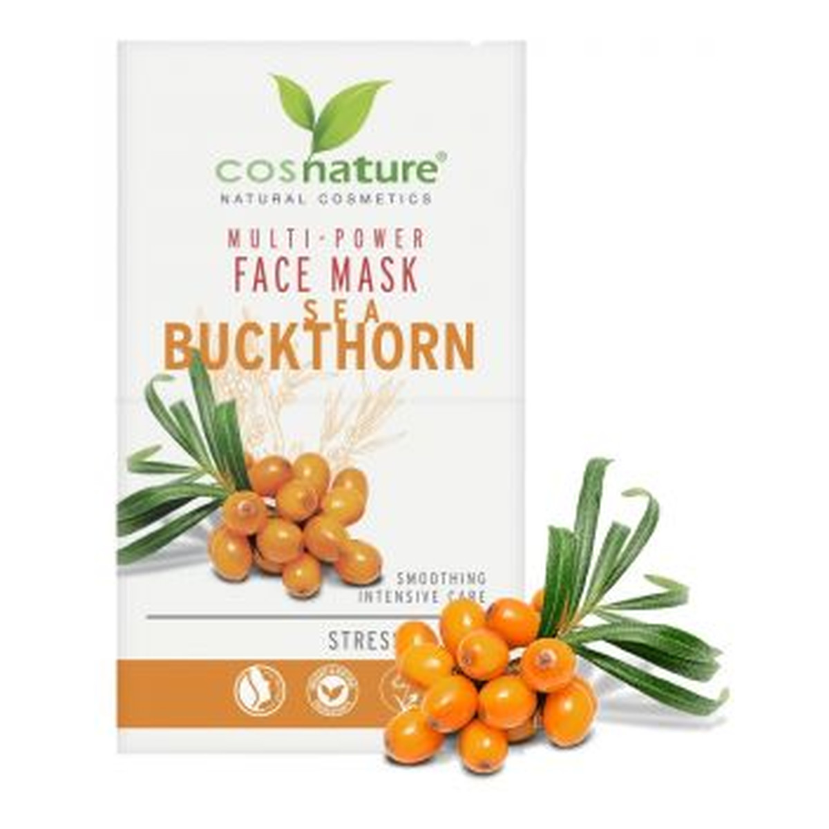 Cosnature Naturalna Multi-Odżywcza Maska Do Twarzy Z Rokitnikiem 16ml
