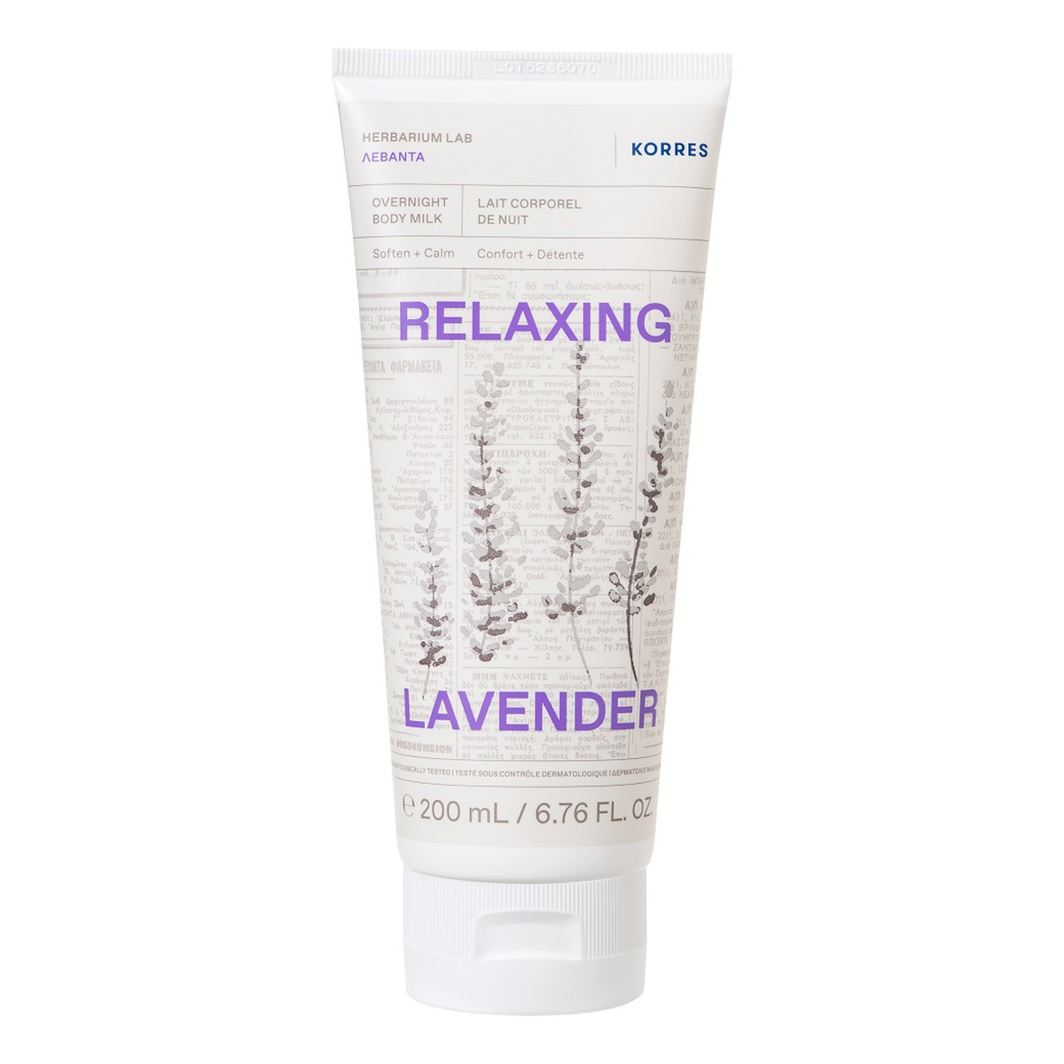 Korres Relaxing Lavender Mleczko do ciała 200ml