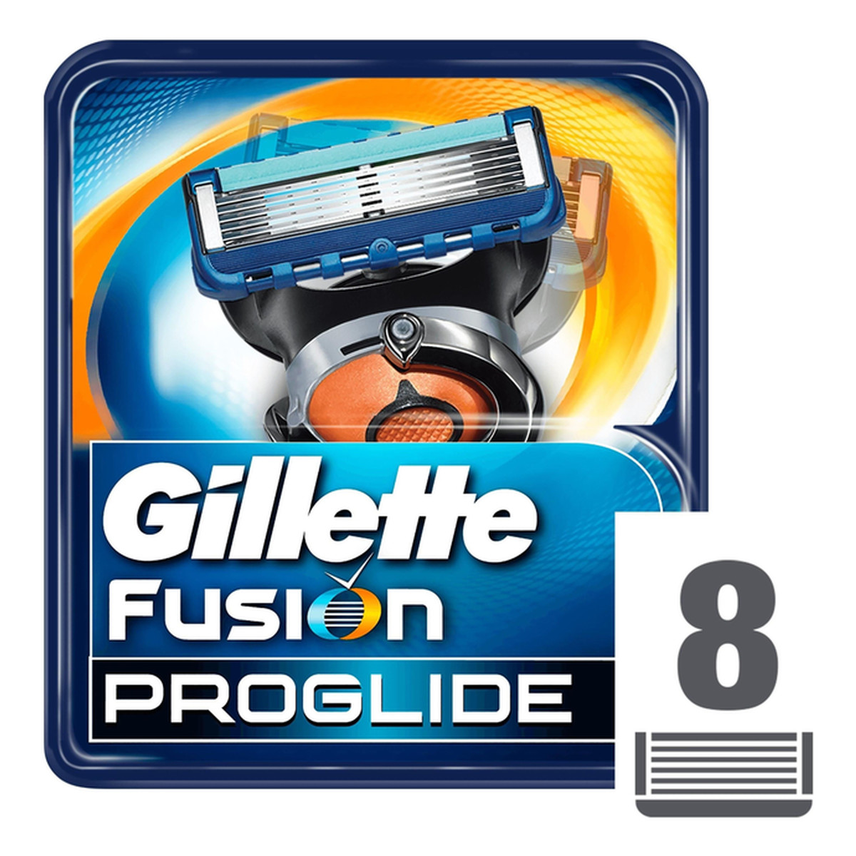 Gillette Fusion Proglide Wymienne ostrza do maszynki do golenia 8szt.