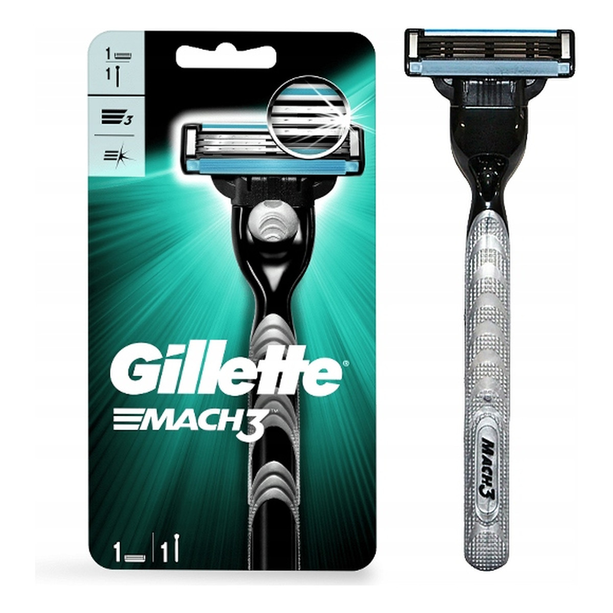Gillette Mach 3 Maszynka Do Golenia +wkład