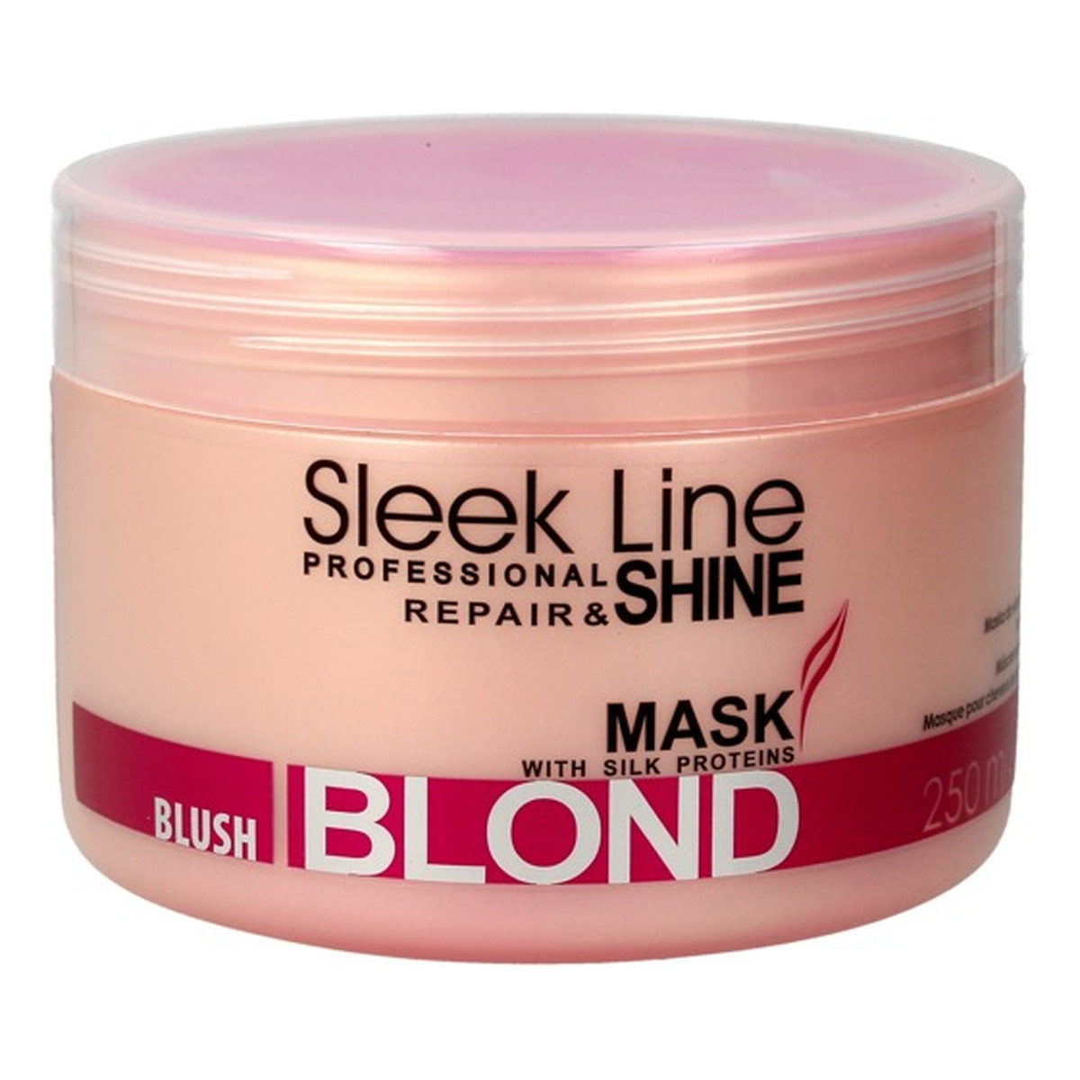 Stapiz Sleek Line Mask Repair & Shine Blush Blond Maska Do Włosów Blond Z Jedwabiem 250ml