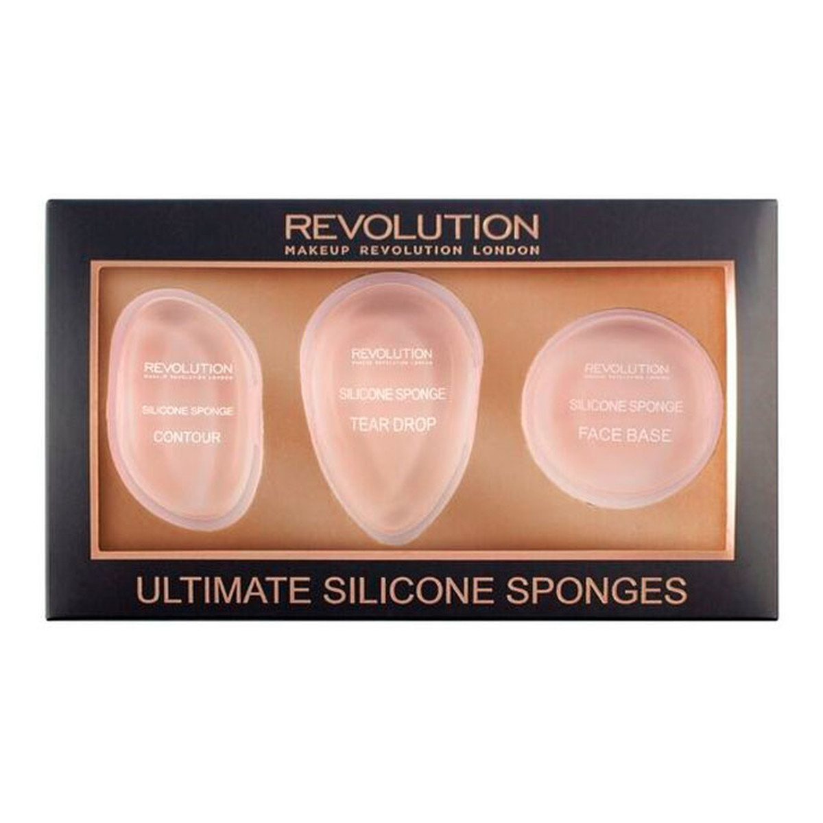 Makeup Revolution Ultimate Silicone Sponge Set gąbki do makijażu