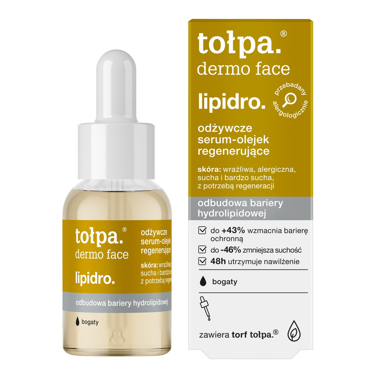 Tołpa Dermo Face Lipidro Odżywcze Serum-Olejek Regenerujące 30ml