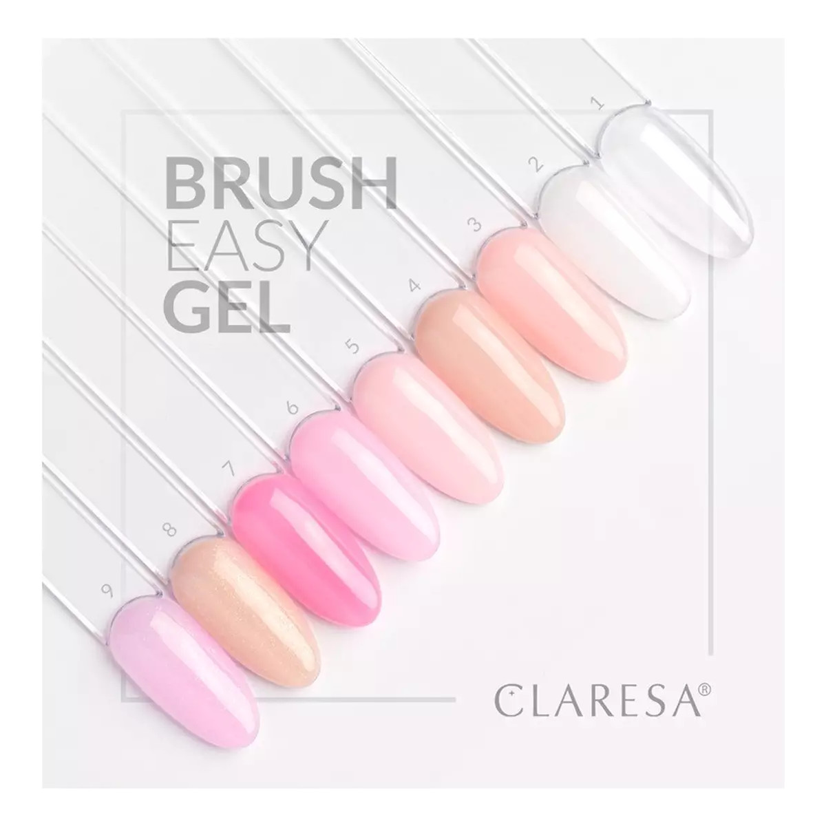 Claresa Brush Easy Gel Żel UV w butelce 5g