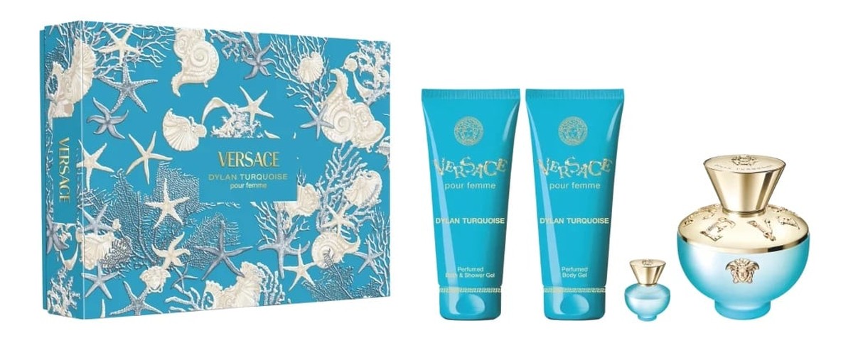 Zestaw woda toaletowa spray 100ml + żel pod prysznic 100ml + perfumowany żel do ciała 100ml + miniatura wody toaletowej 5ml