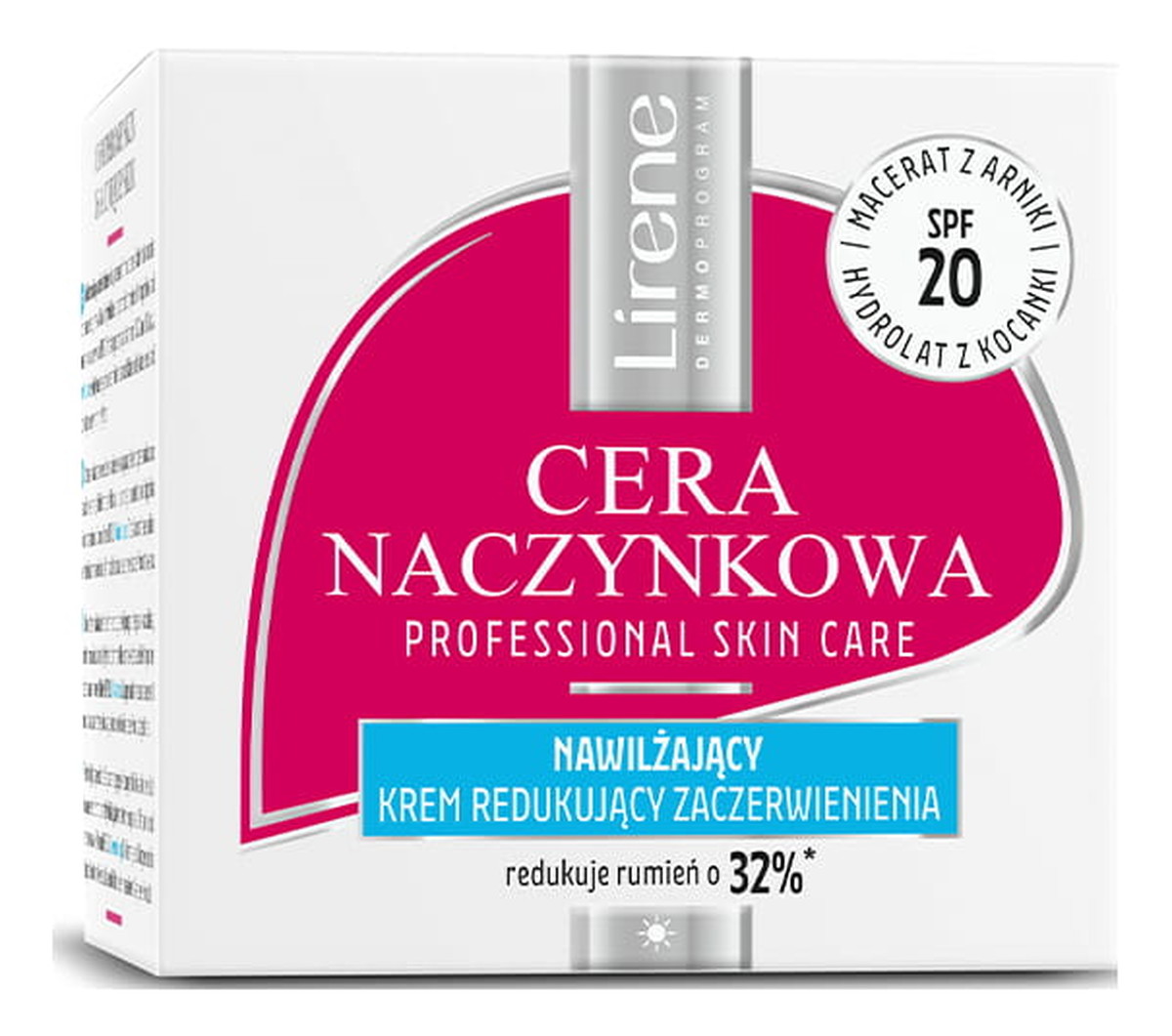 Nawilżający krem redukujący zaczerwienienia SPF 20