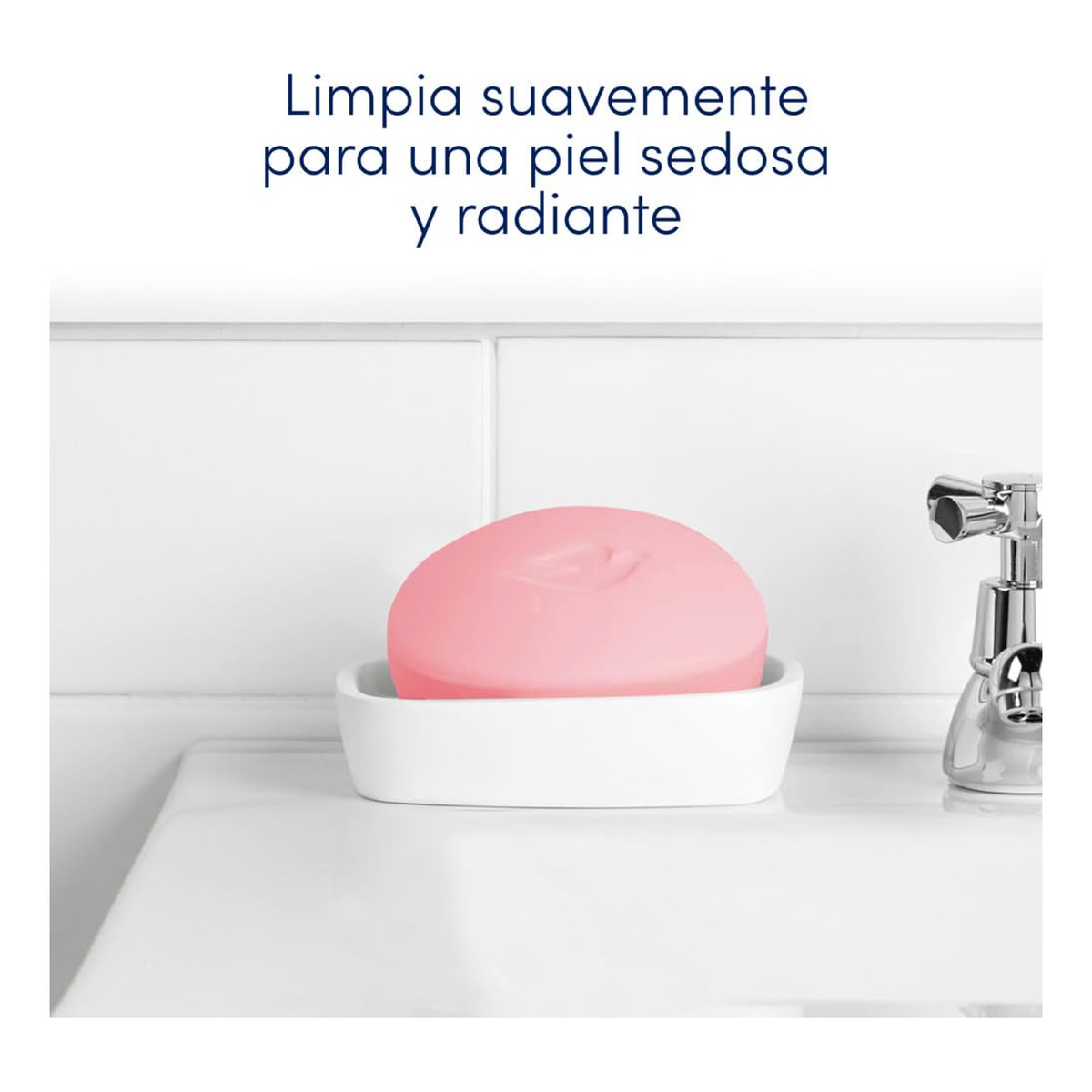 Dove Pink Kremowe mydło w kostce 135g