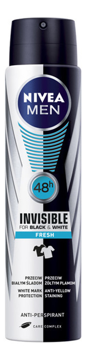Invisible Fresh Dezodorant Spray Black&White