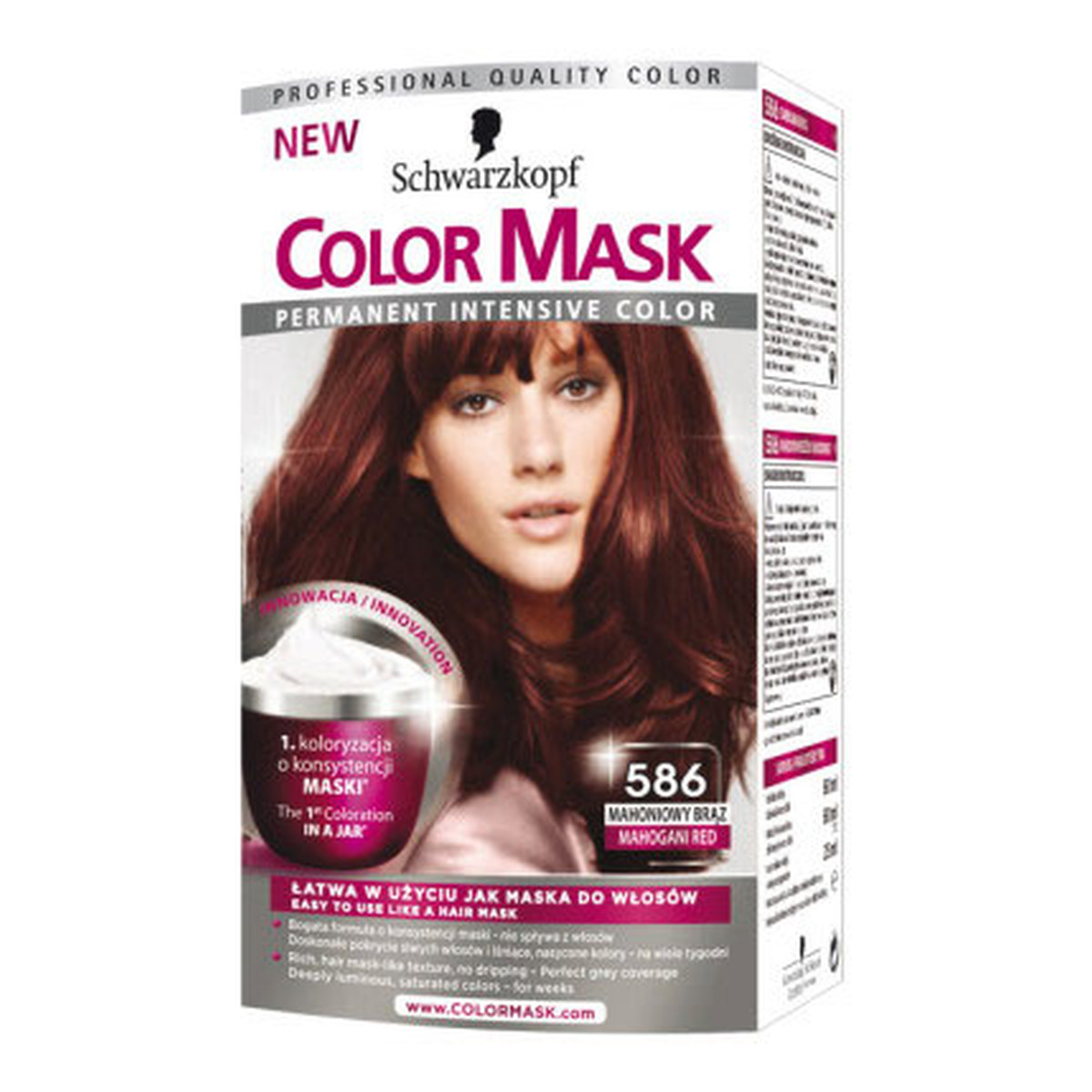 Schwarzkopf Permanent Intensive Color Color Mask Farba Do Włosów 145ml