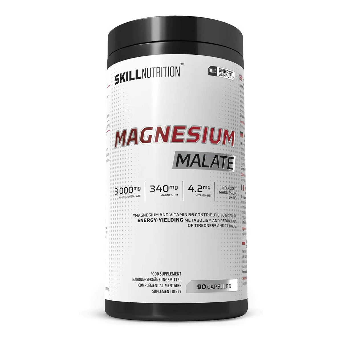 Skill Nutrition Magnesium malate suplement diety 90 kapsułek