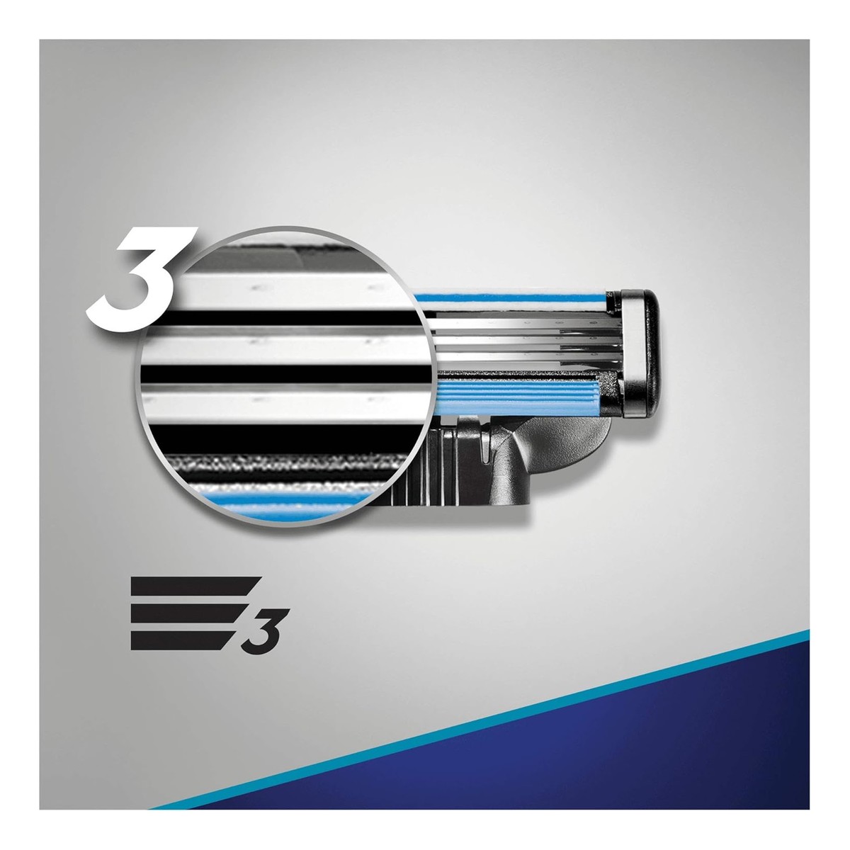 Gillette Mach3 Start Ostrza Nożyki Wkłady do maszynki 12szt.