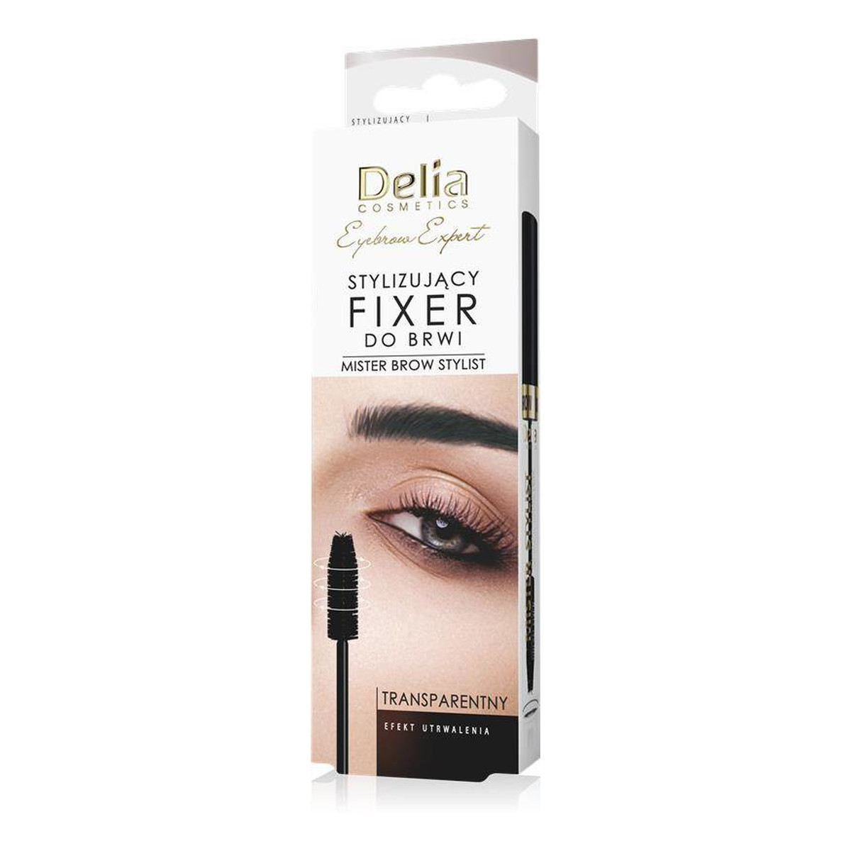 Delia Eyebrow Expert Stylizujący Fixer do brwi - transparentny 11ml