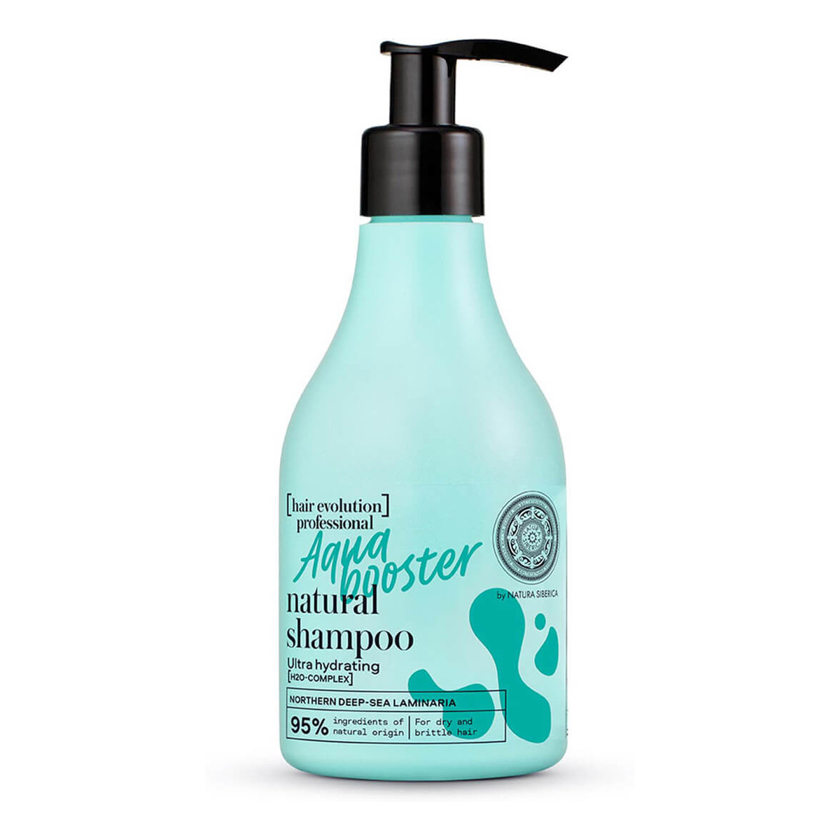 Natura Siberica Naturalny szampon do włosów suchych i łamliwych AQUA BOOSTER ultra nawilżenie Hair Evolution 245ml