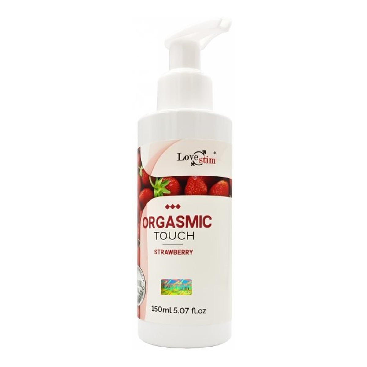 Love Stim Orgasmic Touch aromatyzowany Olejek intymny strawberry 150ml