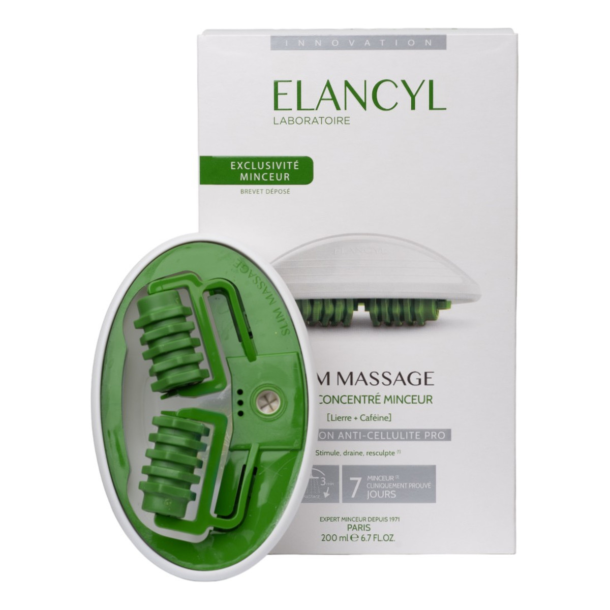 Elancyl Slim Massage Żel anti-cellulite do ciała + masażer