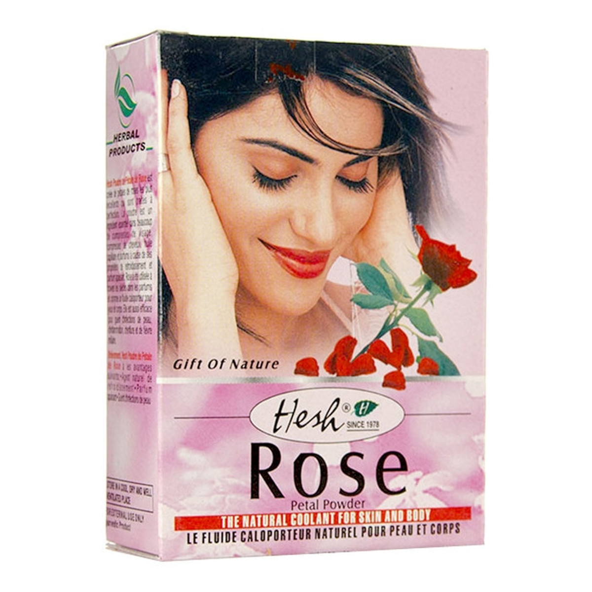 Hesh Rose Petal Powder Maseczka Do Twarzy Z Płatków Róży 50g