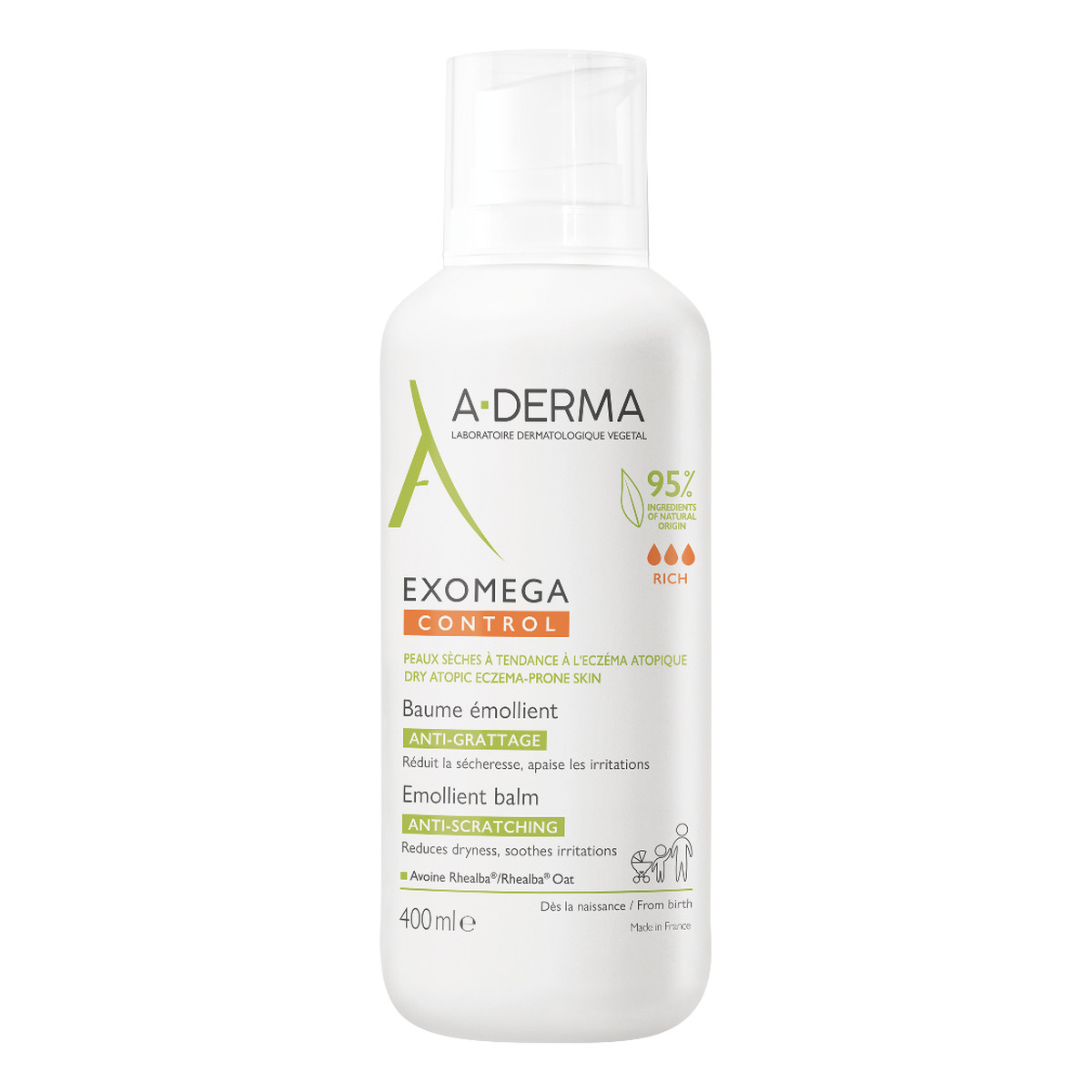 A-Derma Exomega Control Balsam emolientowy 400ml