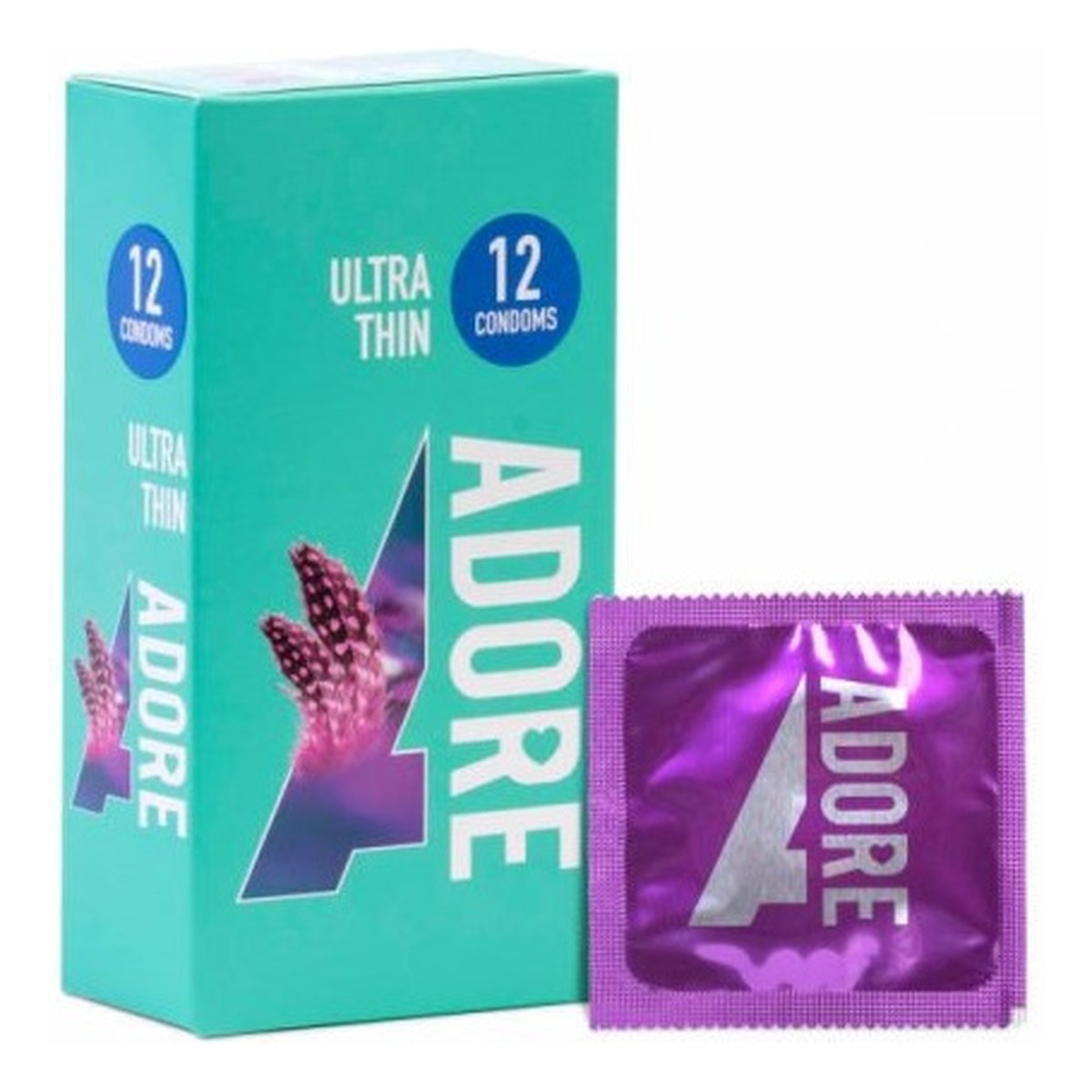Adore Ultra thin prezerwatywy ultra cienkie 12szt.