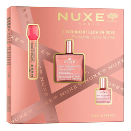 Zestaw suchy olejek z drobinkami 50ml + nawilżające serum powiększające usta 8ml + suchy olejek 10ml