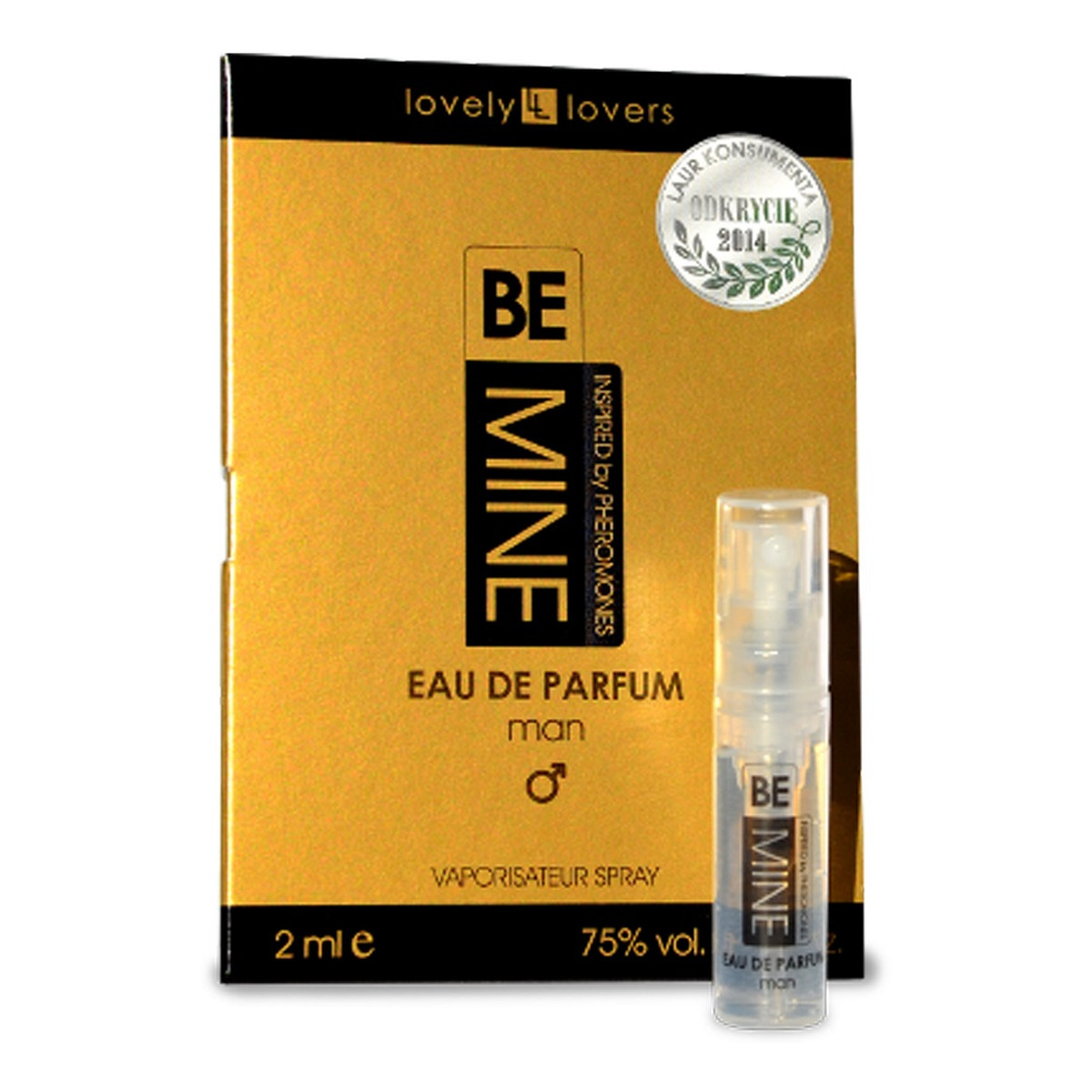 Lovely Lovers BeMine Original Man Perfumy z feromonami zapachowymi spray 2ml