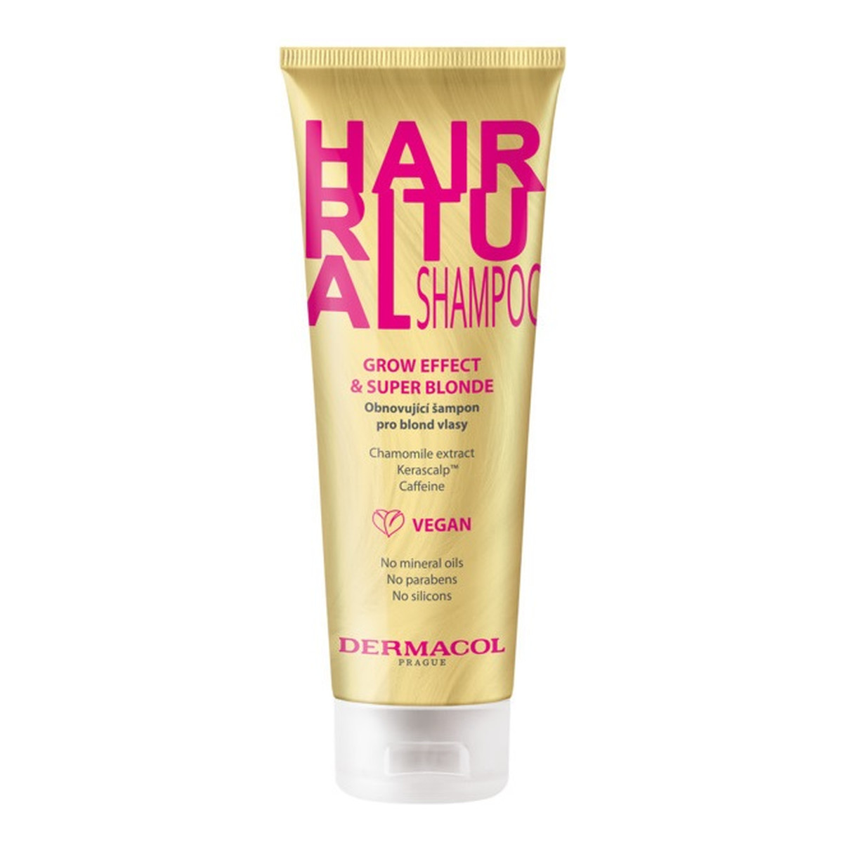 Dermacol Hair ritual shampoo szampon do włosów blond grow effect & super blonde 250ml