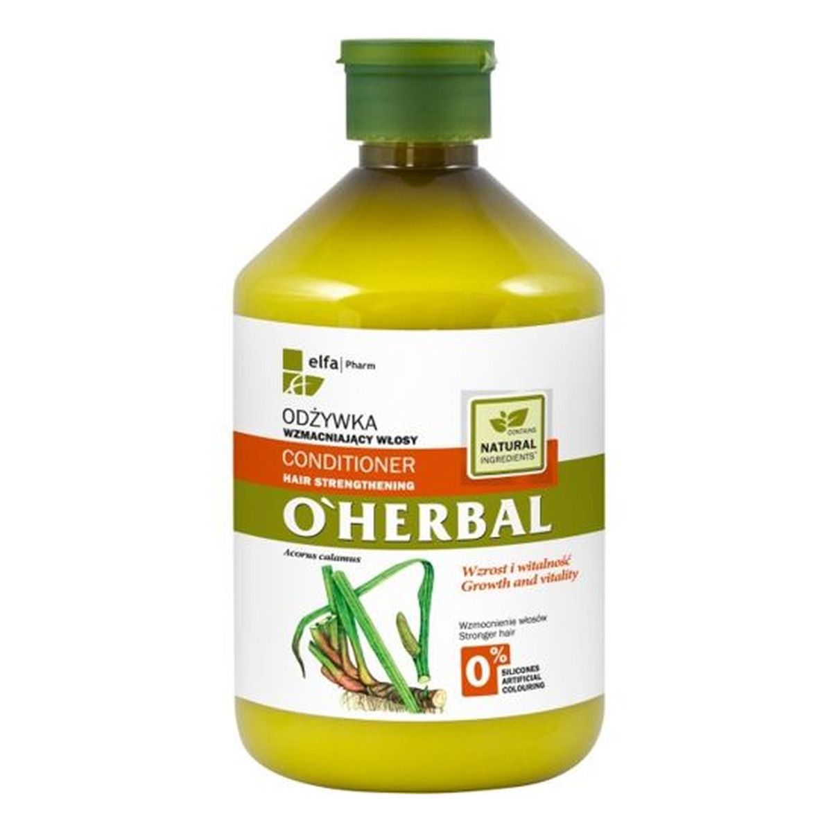 O'Herbal Odżywka Wzmacniająca Włosy Z Ekstraktem Z Korzenia Tataraku 500ml