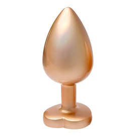 Gleaming love pearl gold plug korek analny l