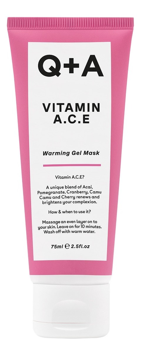 Vitamin a.c.e warming gel mask rozgrzewająca maska do twarzy z witaminami