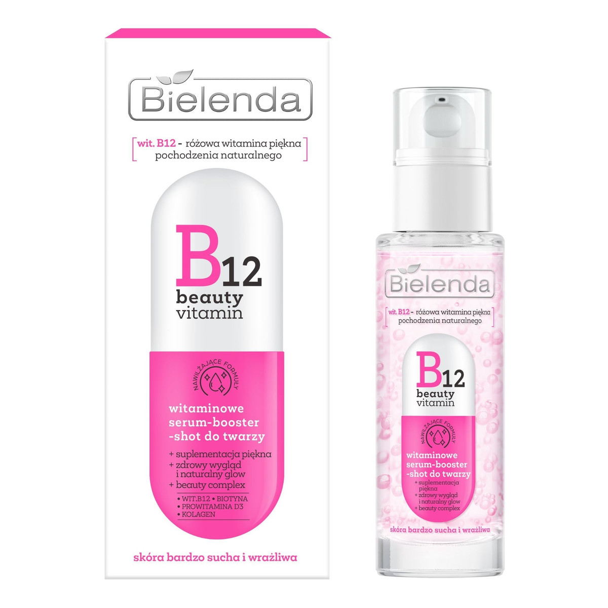 Bielenda B12 Beauty Vitamin Witaminowe Serum-booster do Twarzy