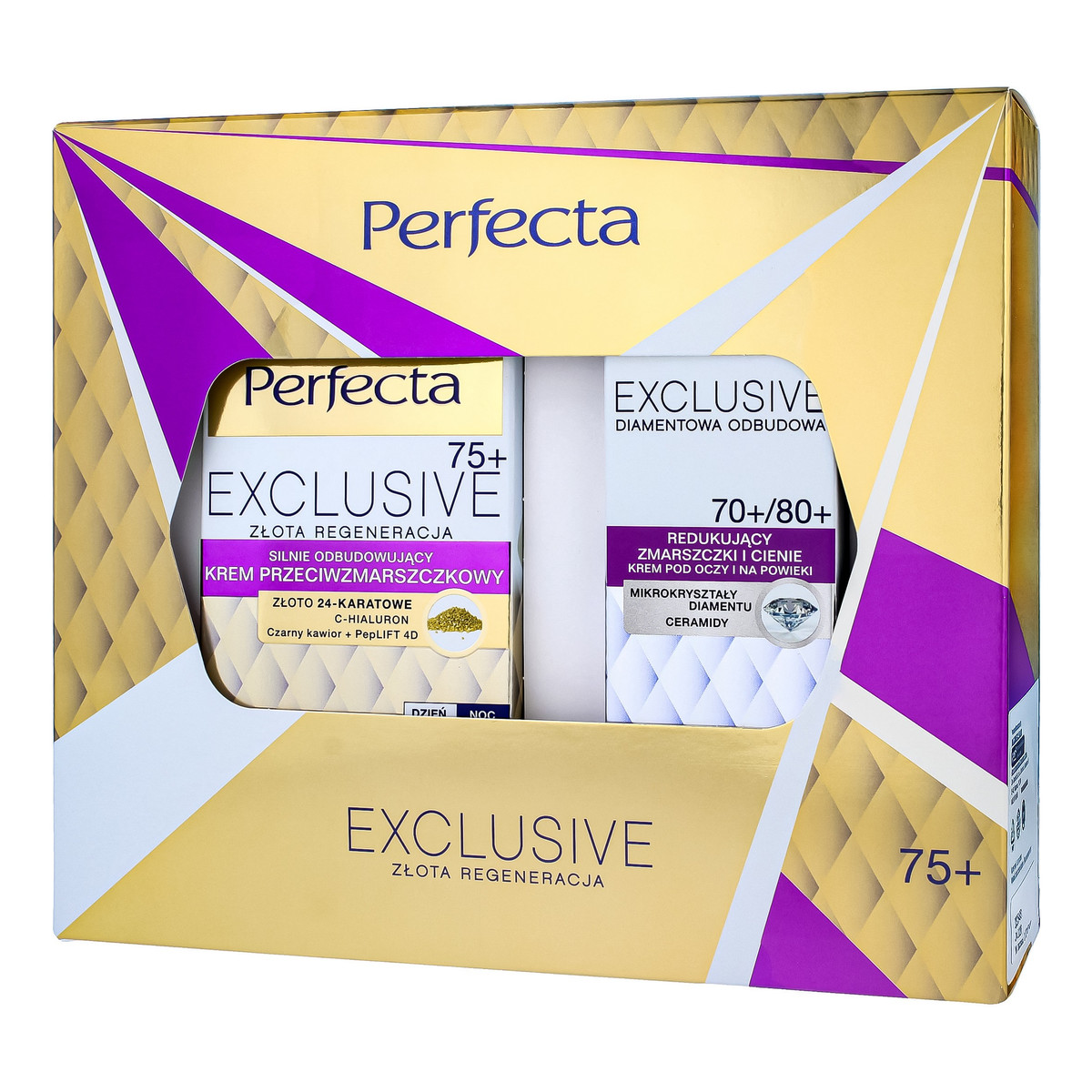 Perfecta Perfecta Exclusive Zestaw prezentowy Regeneracja Krem 75+ + Krem Pod Oczy