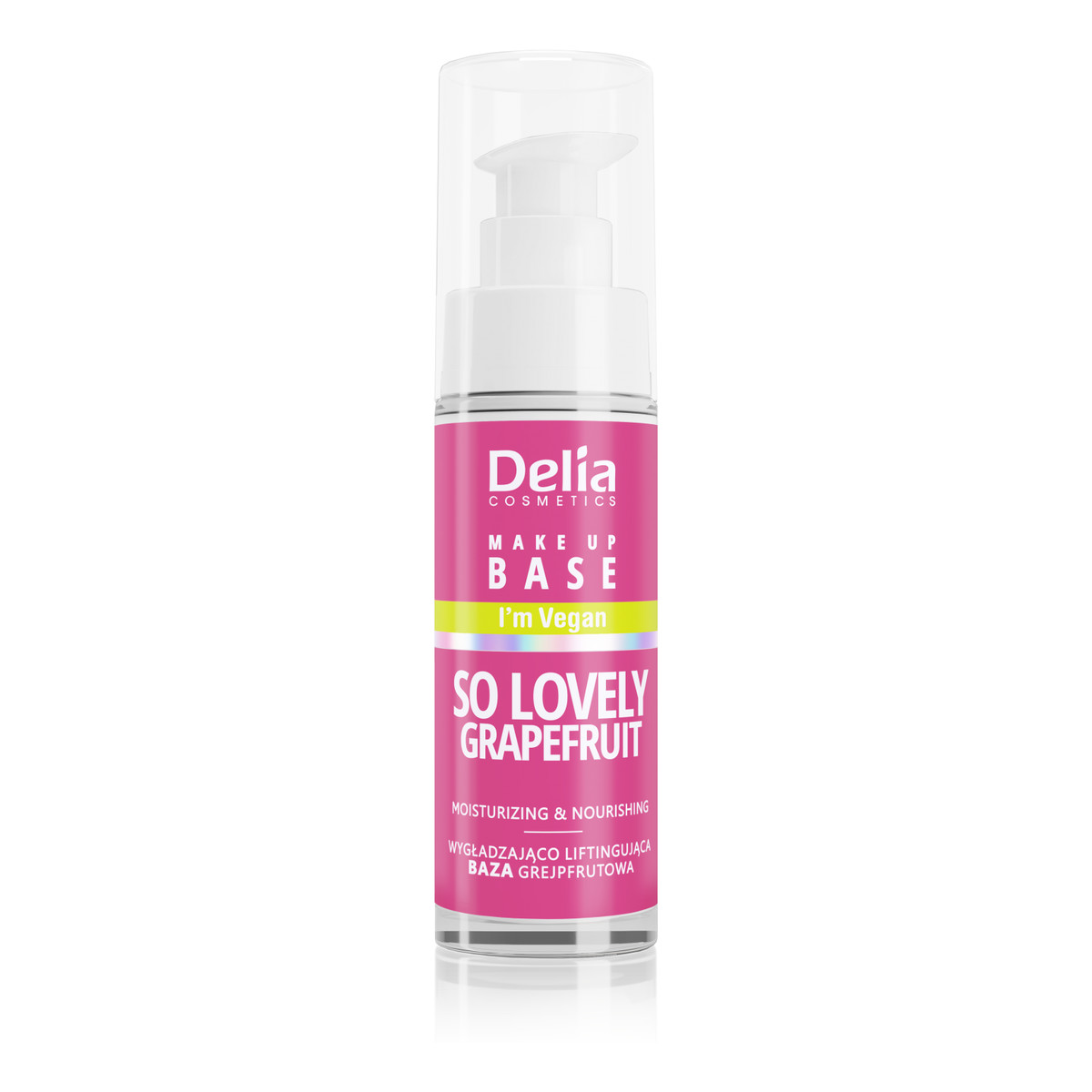 Delia Wegańska Nawilżająco-Odżywcza Baza pod makijaż So Lovely Grapefruit 30ml
