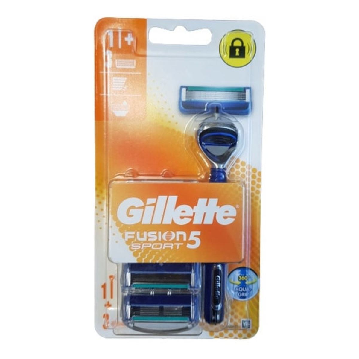 Gillette Fusion Sport 5 Maszynka do golenia Sport 5 + 3 ostrza