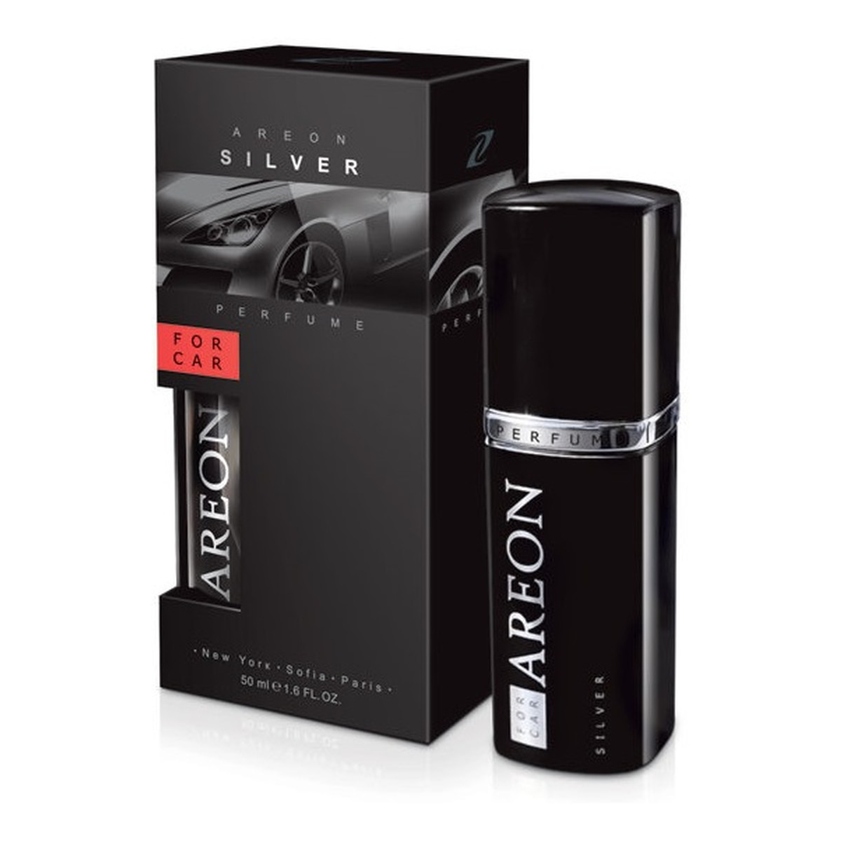 Areon Car Perfume Perfumy do samochodu silver spray 50ml