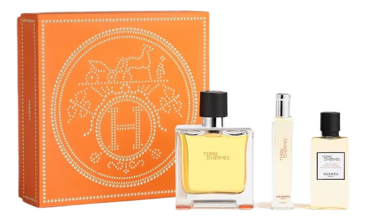 Zestaw perfumy spray 75ml + perfumy spray 15ml + żel pod prysznic 40ml