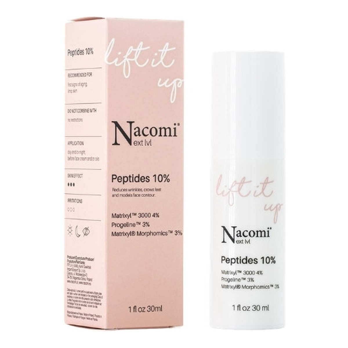 Nacomi Next Level Peptydy 10% serum do twarzy 30ml