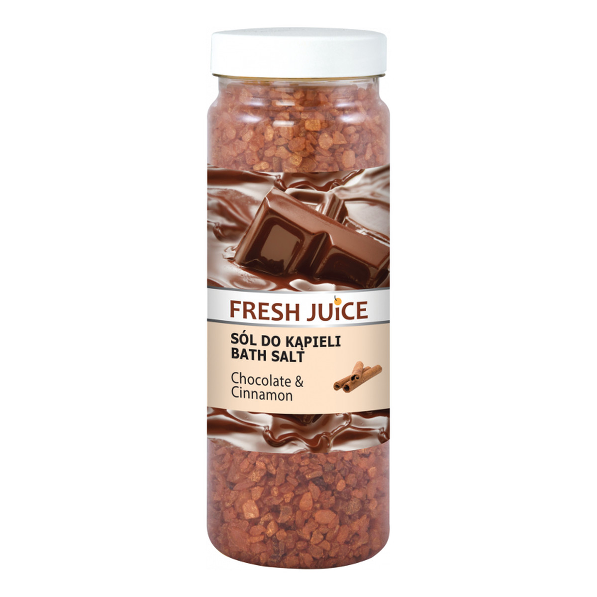 Fresh Juice chocolate & cinnamon Sól do kąpieli 700g