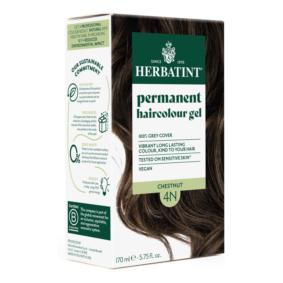 Herbatint Trwała Ziołowa farba do włosów 170ml