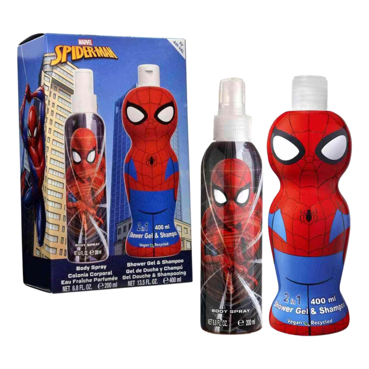Air Val Zestaw Spiderman Mgiełka 200ml + żel iszampon 400ml