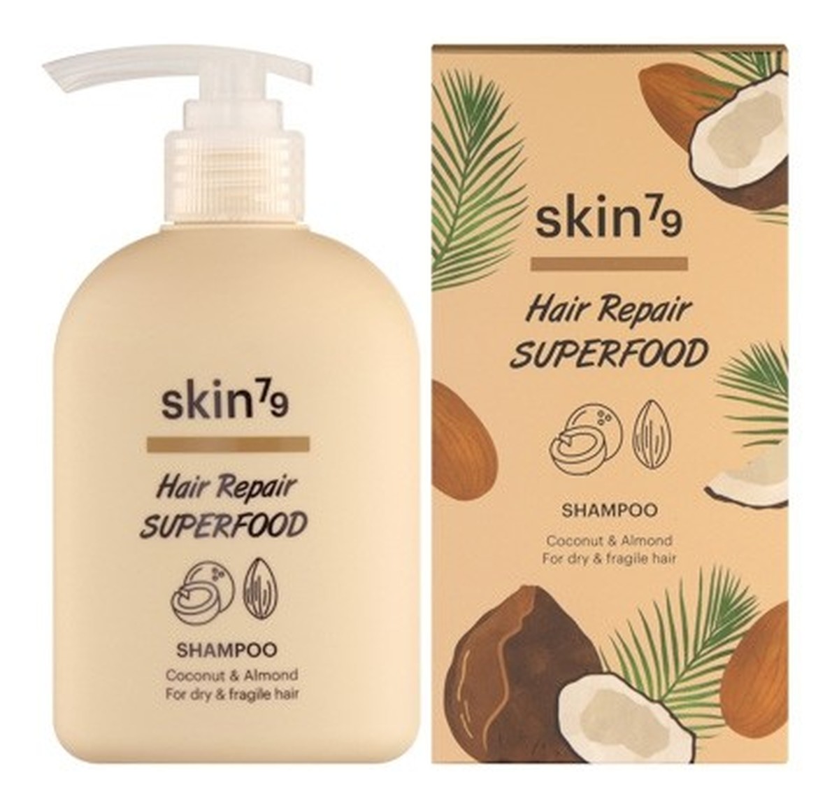 Szampon do suchych i łamliwych włosów Coconut & Almond