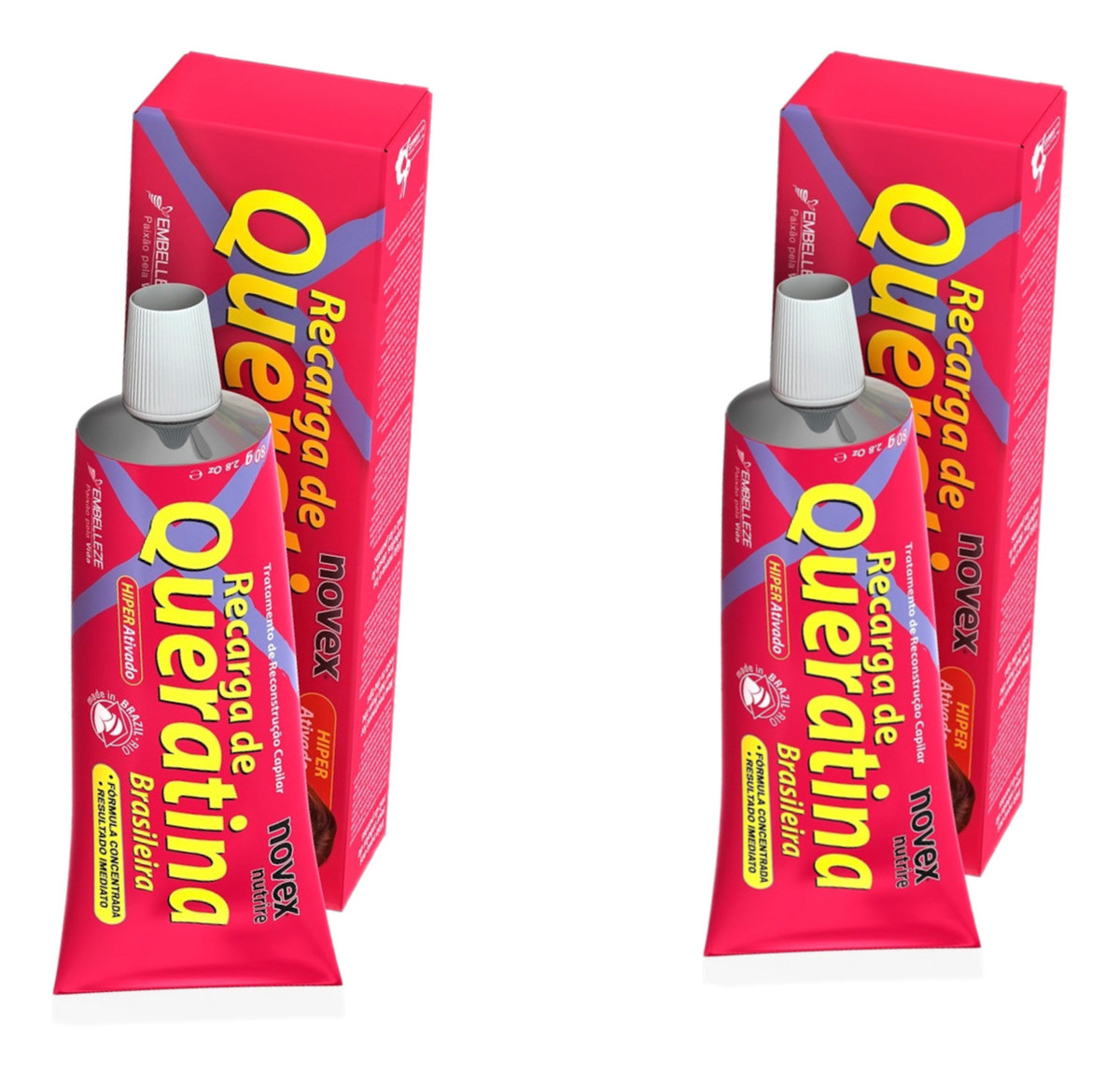 Recharge Krem stylizujący z keratyną 2x80g