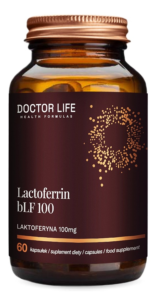 Lactoferrin blf100 laktoferyna 100mg suplement diety 60 kapsułek