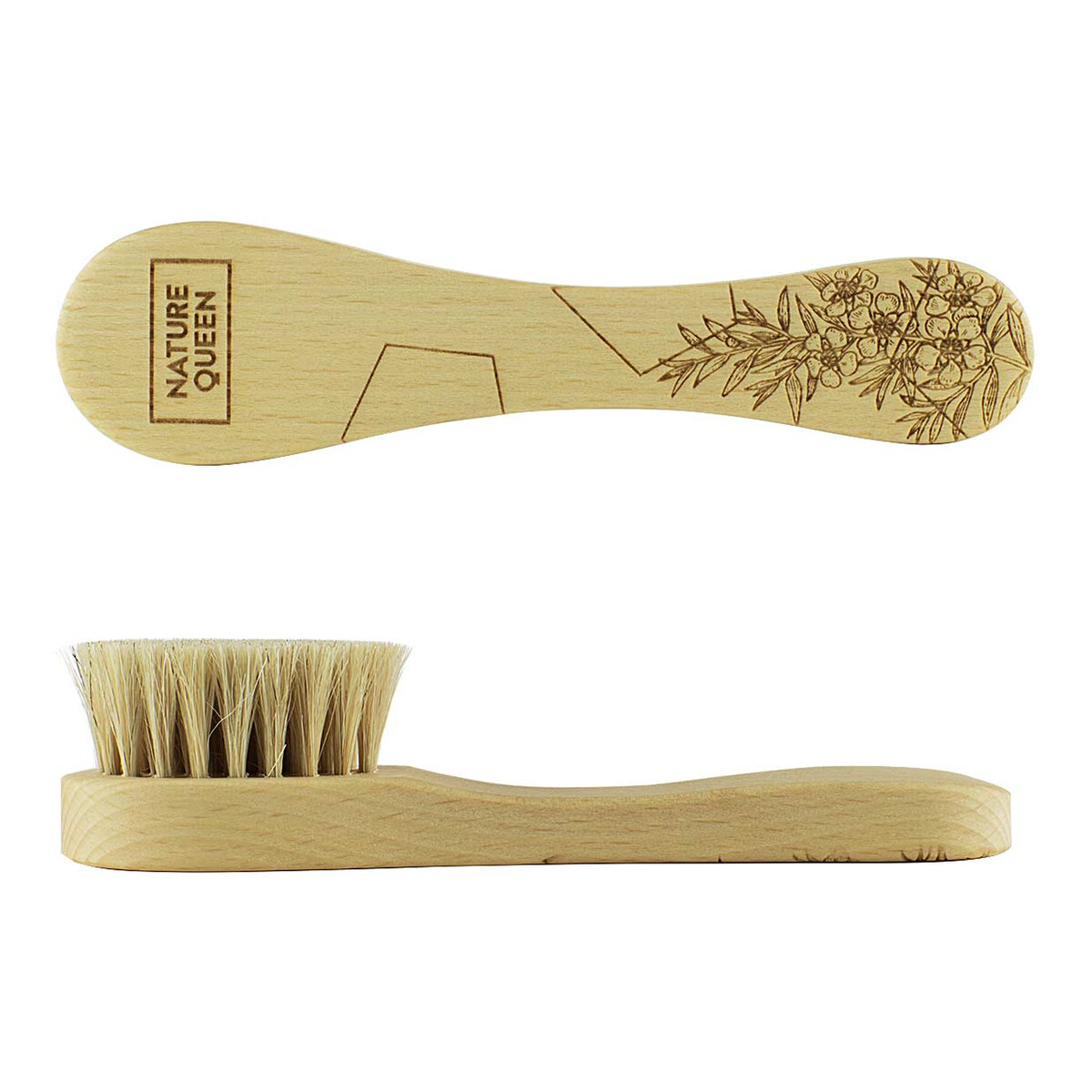 Nature Queen Szczotka do masażu twarzy na sucho