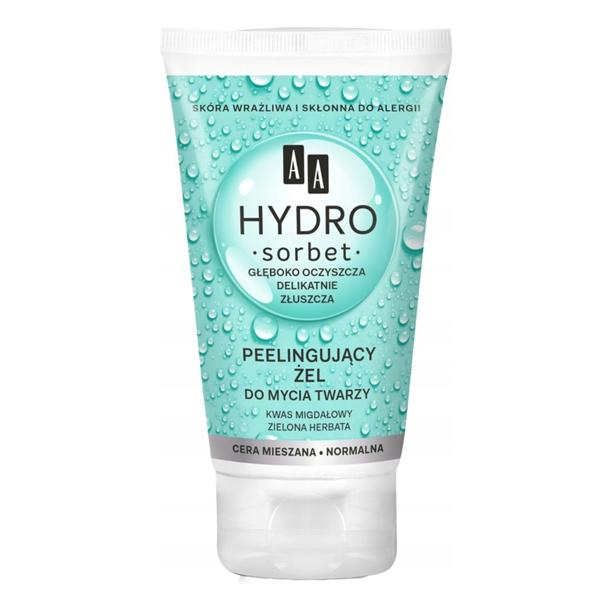 AA Hydro Sorbet peelingujący żel do mycia twarzy do cery mieszanej i normalnej 150ml